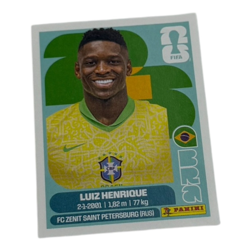 Panini FIFA World Cup 2026 Luiz Henrique Brazil Sticker BRA 12 FC Zenit Russia